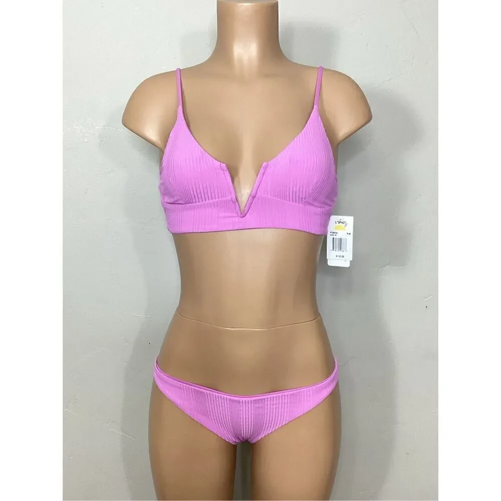 New. L*SPACE v-wire bikini set. Retails $185. Small